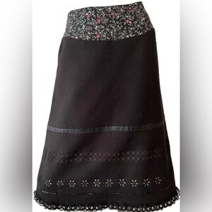 TRACY FEITH SAKS FIFTH AVE WINTER TULLE EMBROIDERY BEADS DRESS SKIRT 2